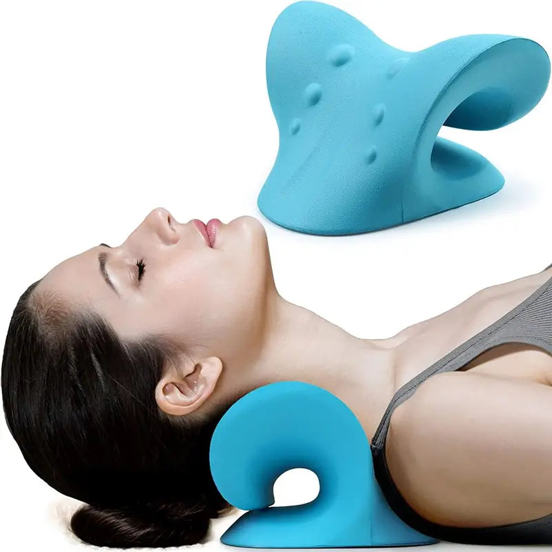 Neck and Shoulder Relaxer – Cervical Stretcher & Neck Traction Device