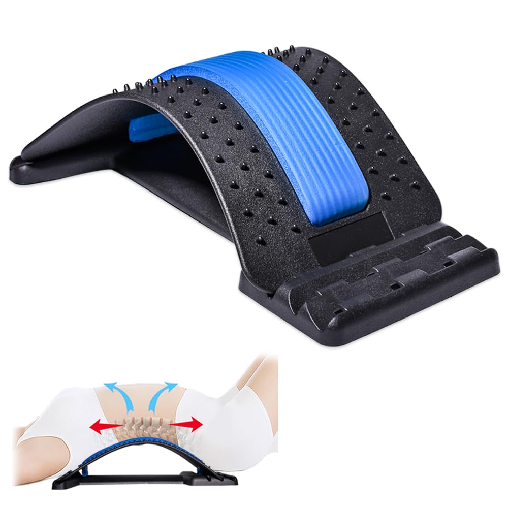 Back Massager Stretcher with Lumbar Support