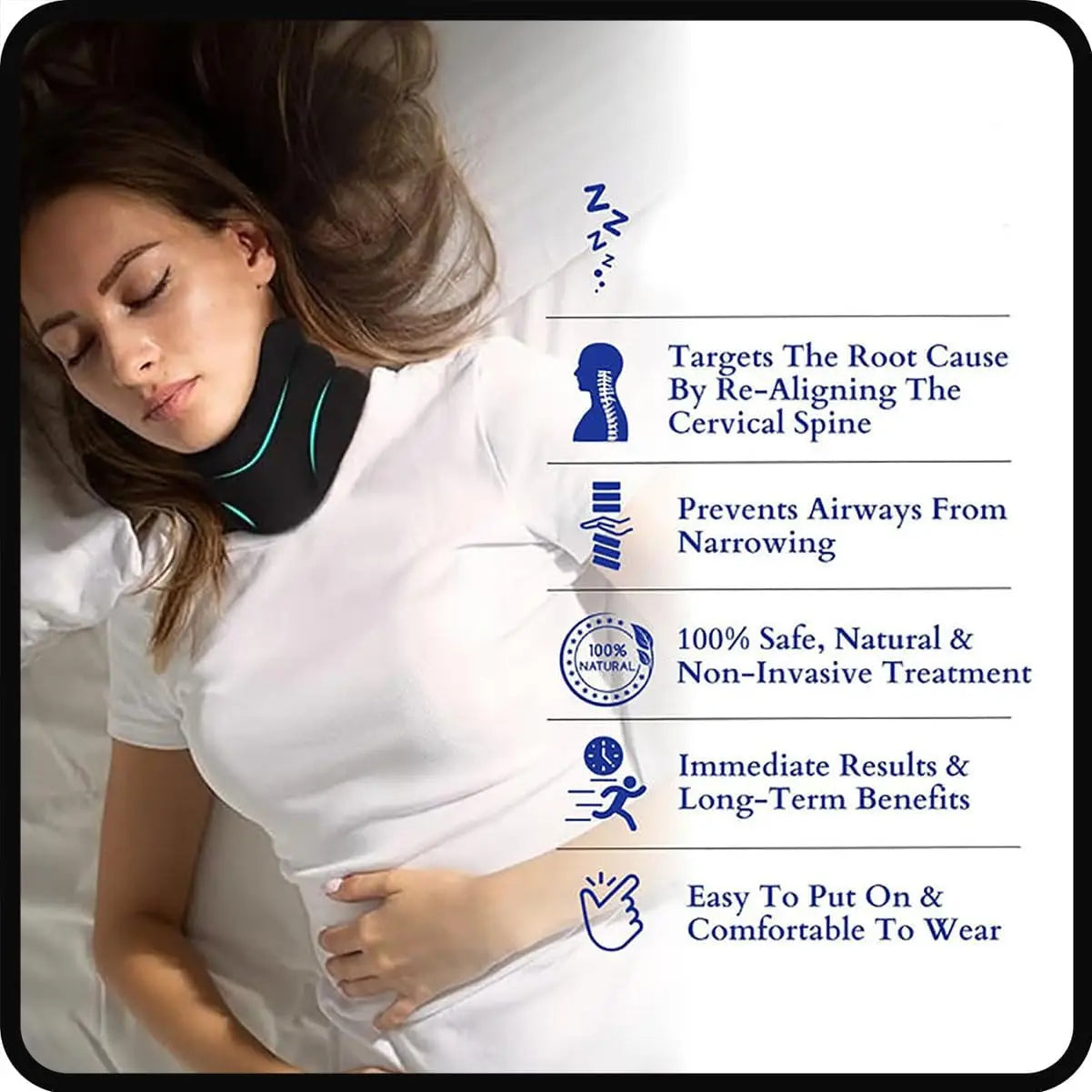 Neuleben Snooze Neck Support – Ergonomic Neck Pillow