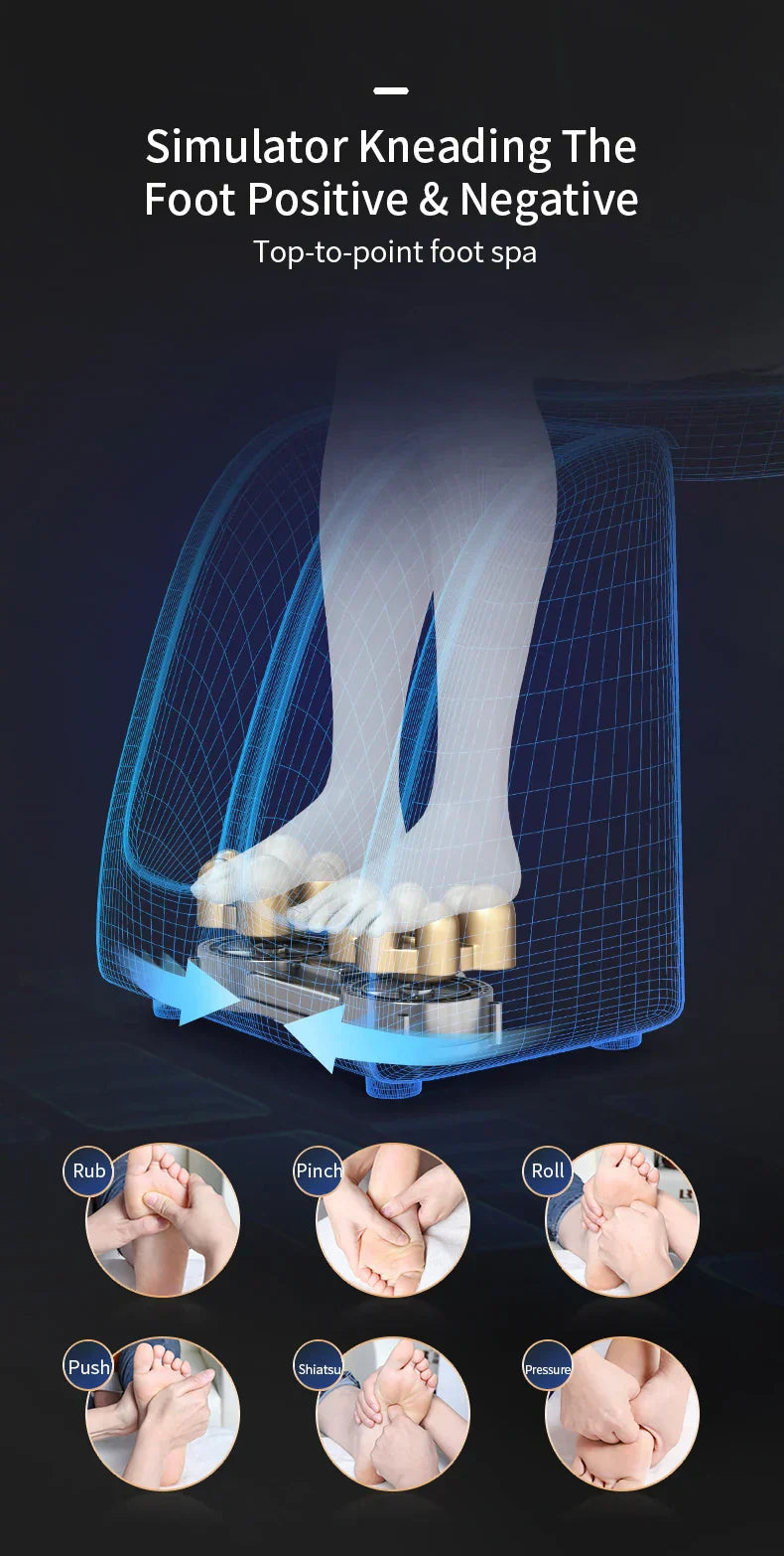 Electric Full Body Massage Chair – Shiatsu Kneading, Heating & Vibration