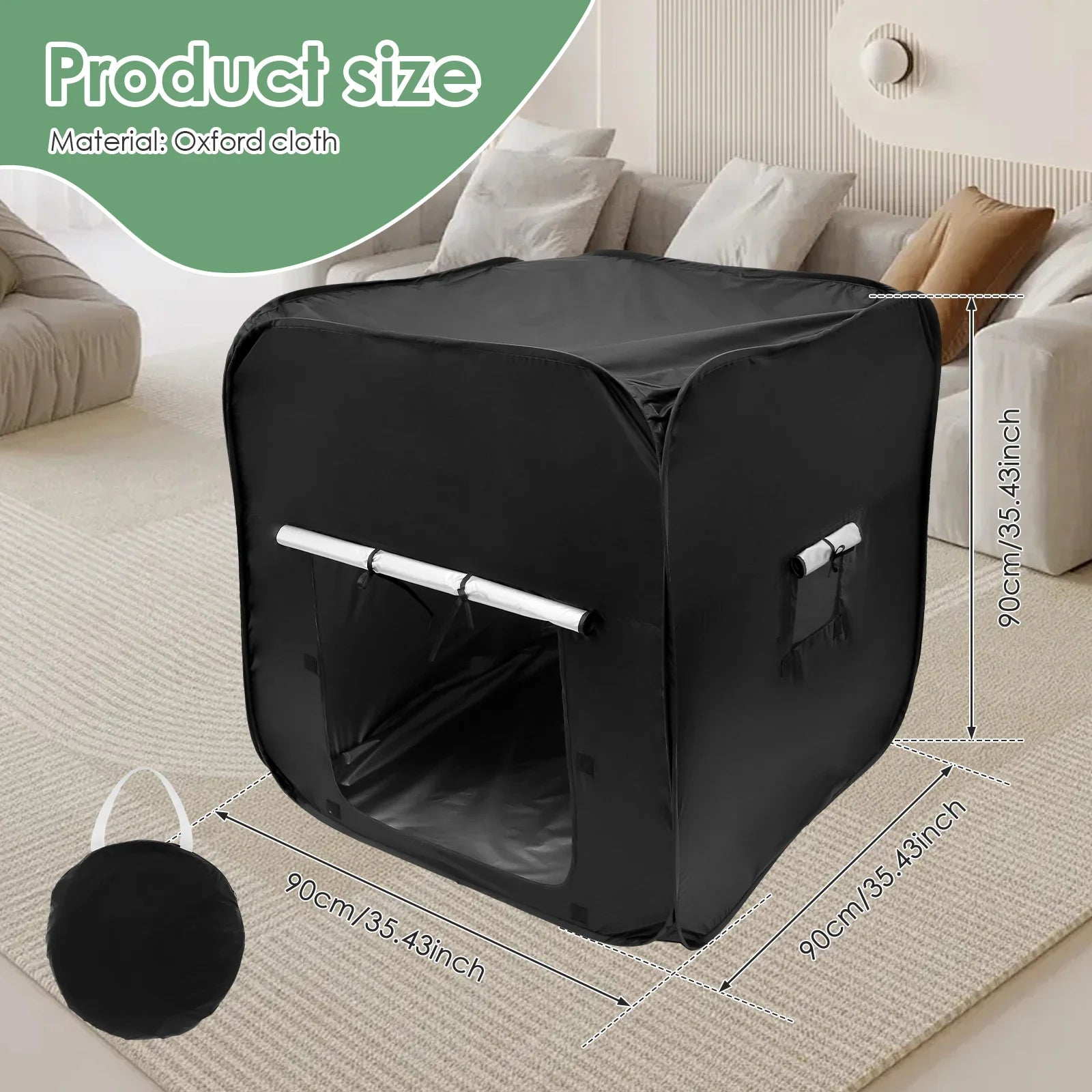 Sensory Tent for Kids Portable Children'S Indoor Pop Up Tent Princess Boy Baby Game House Folding Black Out Tent Sensory Calming