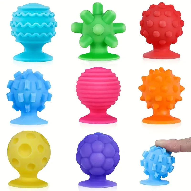 Fidget Sensory Toys with Textured Suction Cups for Autism Anxiety Relief Fidget Stress Toys Early Learning Montessori Kids Toys