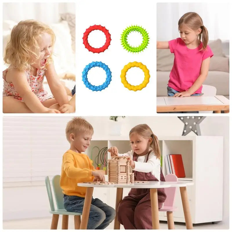 Kids Sensory Bracelets Toddler Texture Calming Sensory Bracelets Sensory Stretchy Bracelets Suitable For Toddler Children