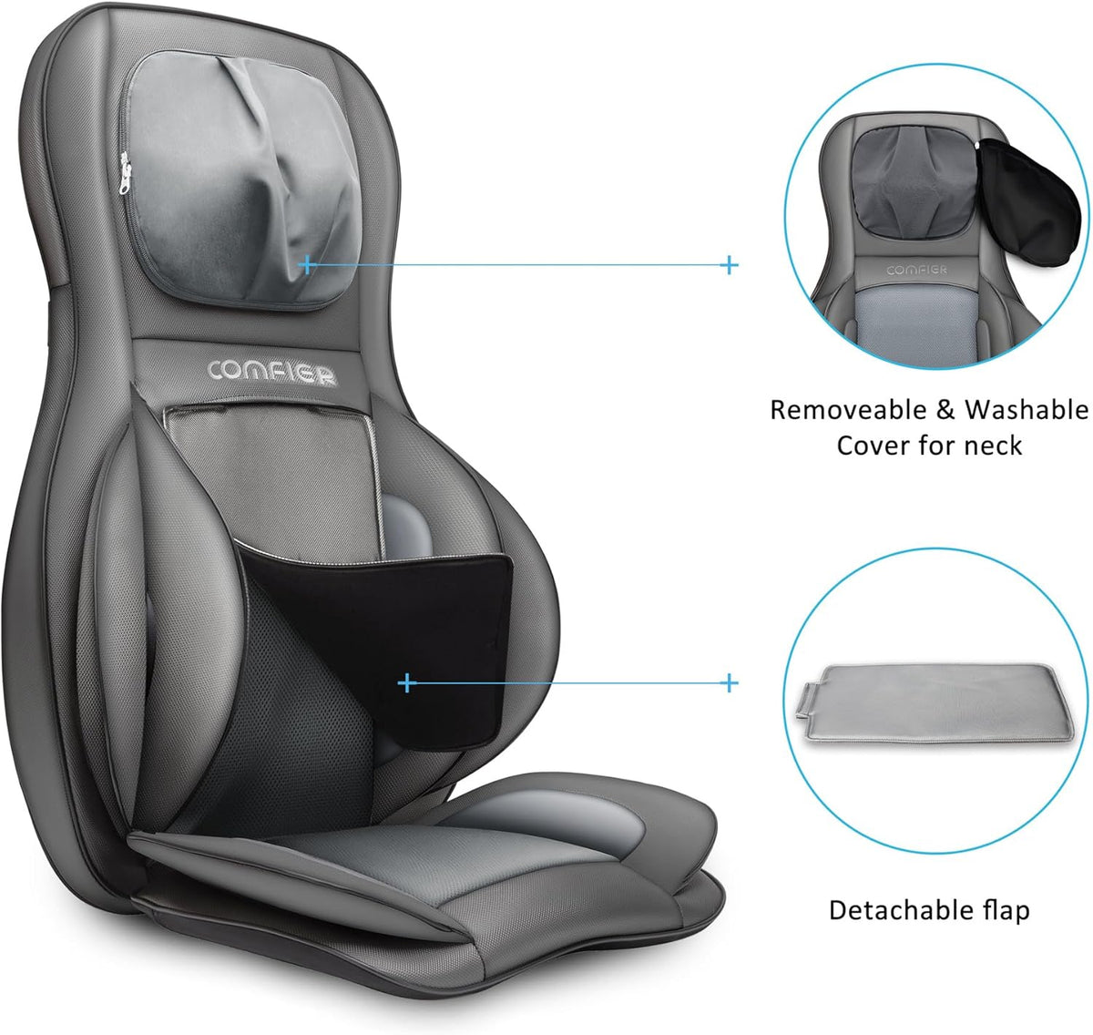 Shiatsu Neck Back Massager with Heat