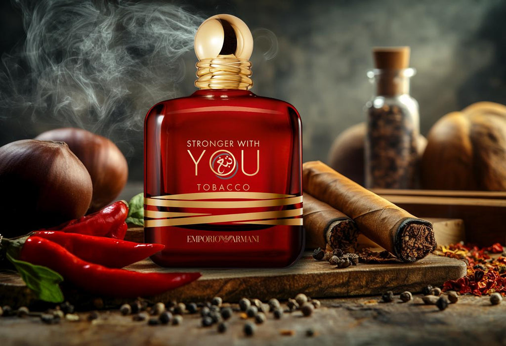 Emporio Armani Stronger With You Tobacco Eau de Parfum for Men 3.4 fl oz / 100ml – Long Lasting Luxury Fragrance | Hot USA Seller