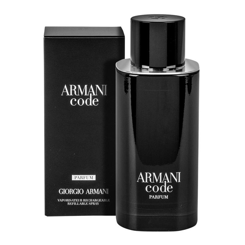 Giorgio Armani Code Parfum Refillable Spray for Men 4.2 Oz / 125 ml –