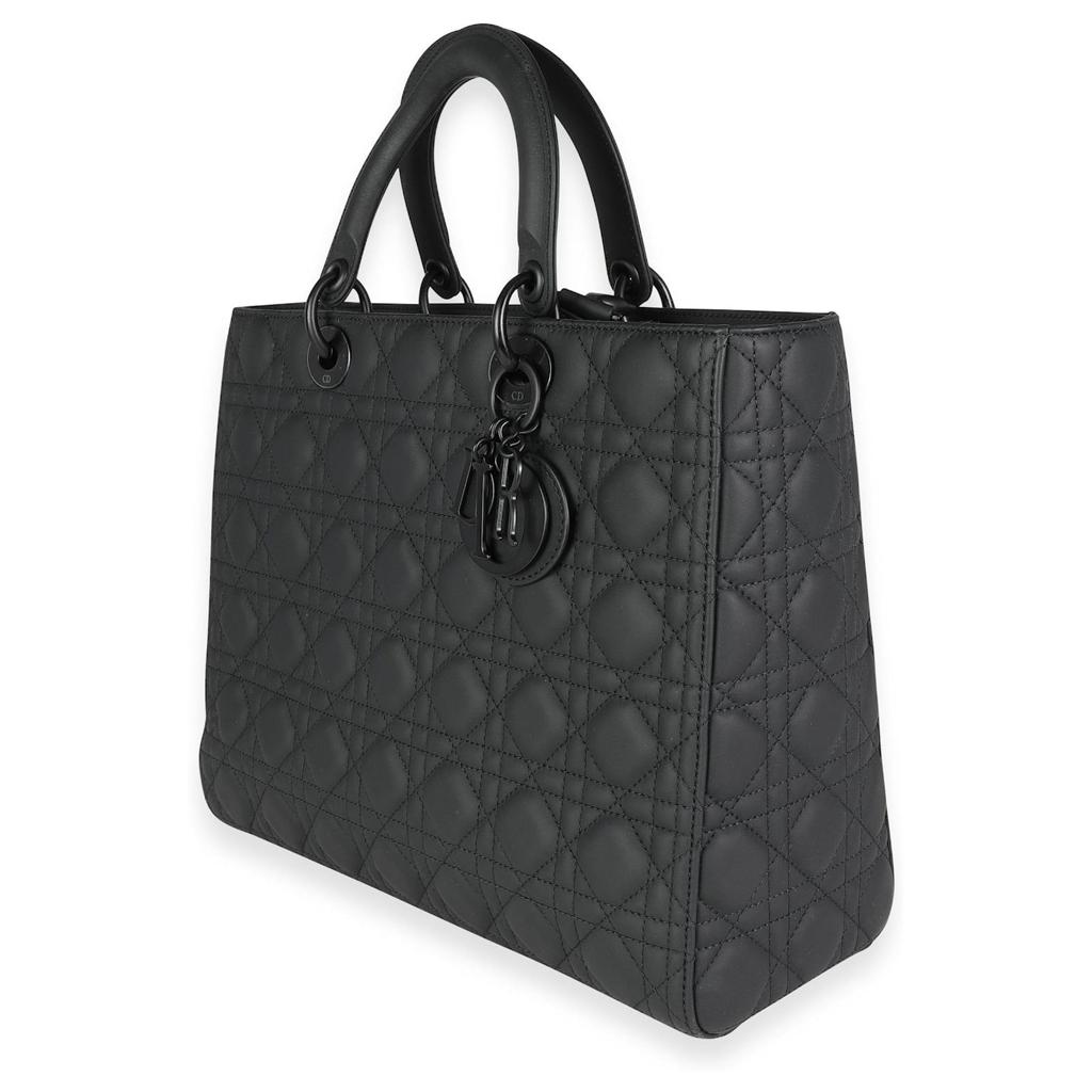 Christian Dior Ultra Matte My ABCDior Lady Dior Bag Cannage Quilt Calfskin