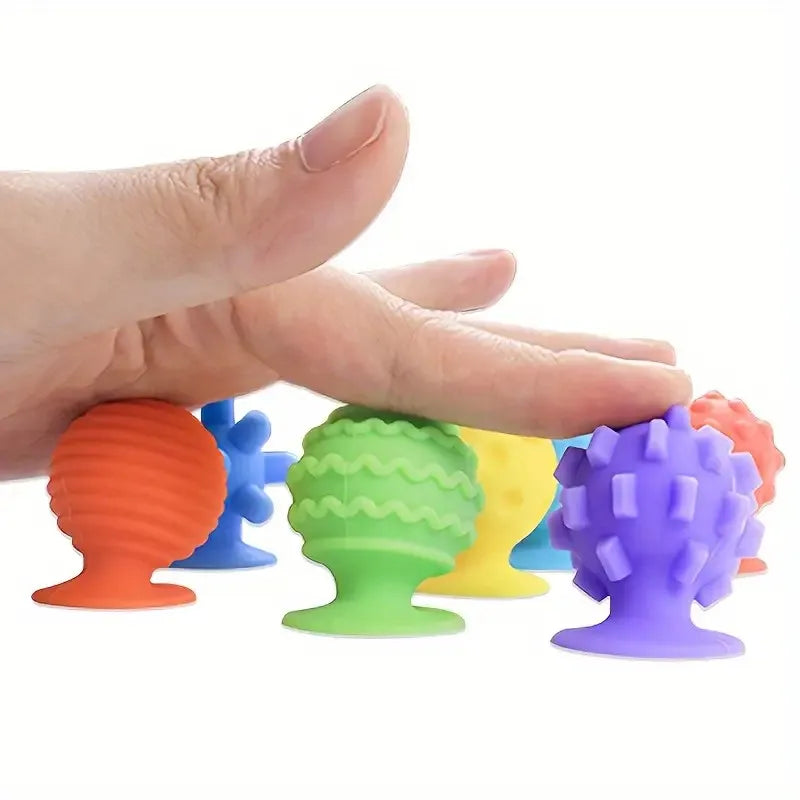 Fidget Sensory Toys with Textured Suction Cups for Autism Anxiety Relief Fidget Stress Toys Early Learning Montessori Kids Toys