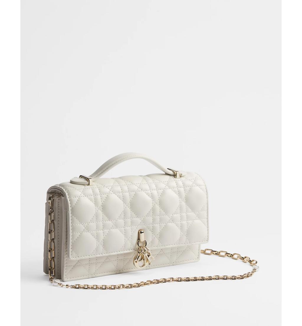 My Dior Mini Bag Latte Cannage Lambskin