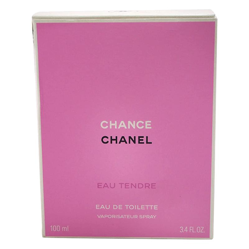 CHANEL Chance Eau Tendre Eau de Toilette Spray for Women 3.4 Oz / 100 ml –