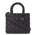 Christian Dior Ultra Matte My ABCDior Lady Dior Bag Cannage Quilt Calfskin
