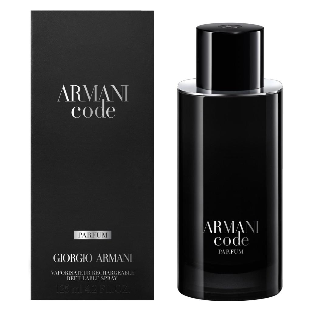 Giorgio Armani Code Parfum Refillable Spray for Men 4.2 Oz / 125 ml –