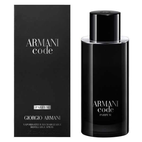 Giorgio Armani Code Parfum Refillable Spray for Men 4.2 Oz / 125 ml –