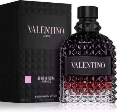 Valentino Uomo Born In Roma Intense Eau de Parfum Spray for Men 3.4 Oz / 100 ml