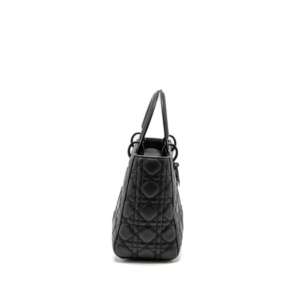 Christian Dior Ultra Matte My ABCDior Lady Dior Bag Cannage Quilt Calfskin
